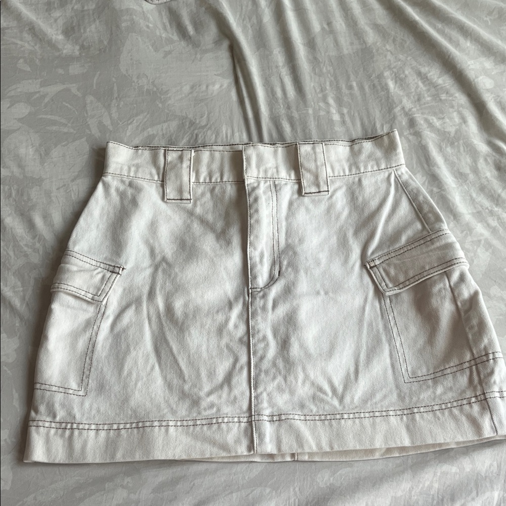 PacSun White Mini Skirt